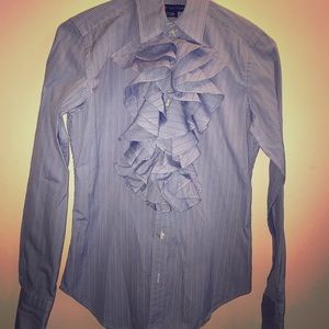 Ralph Lauren Blue Striped Shirt